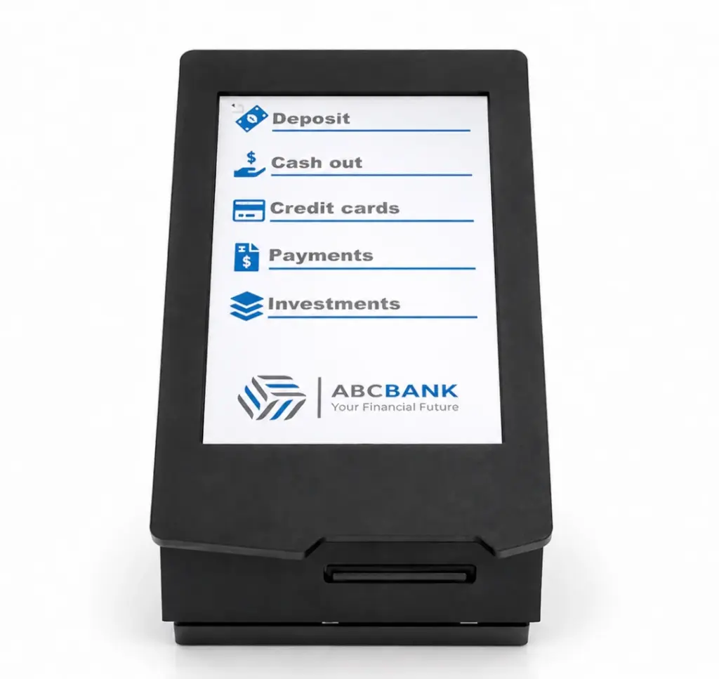 Qsmart B2 Touch نظام إدارة الطوابير المكتبي المدمج